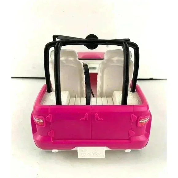 Barbie Doll Pink Jeep Car 2012 Beach Party Vehicle Y6856 - Picture 14 of 16